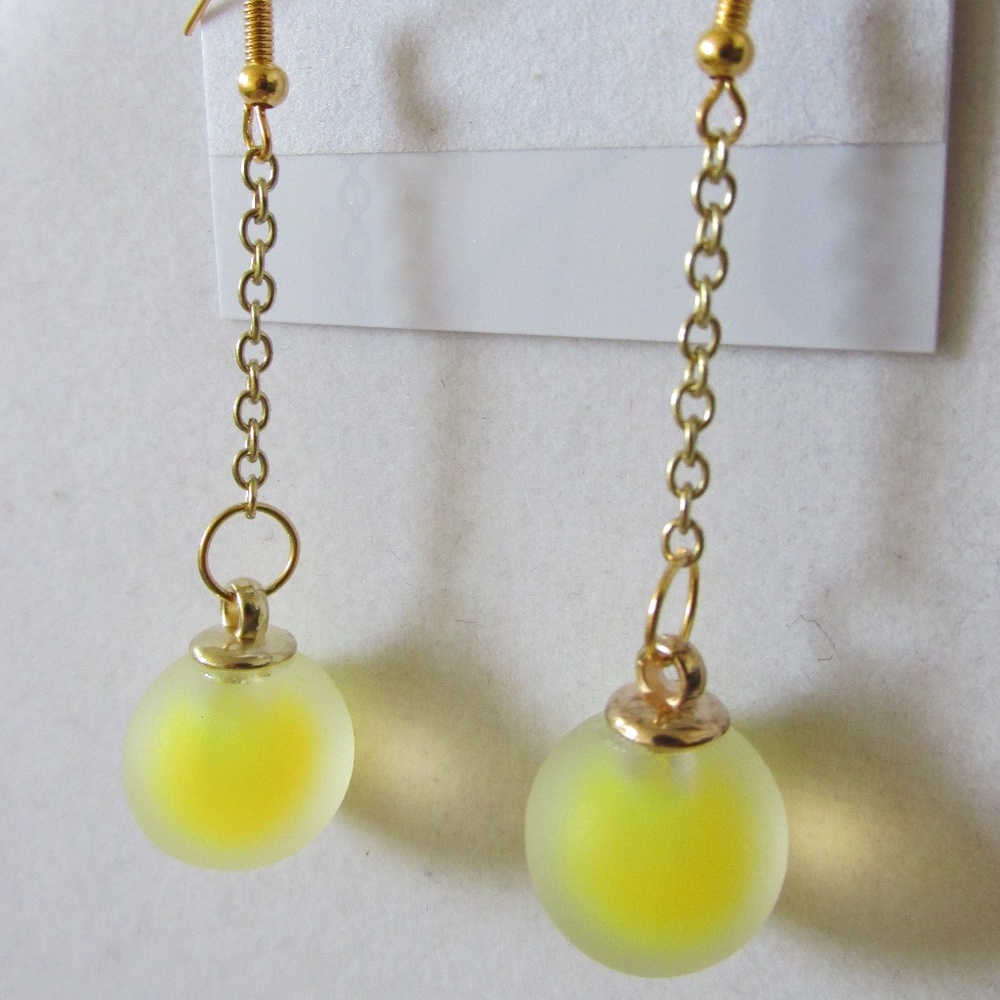 18K Gold Plated Light Globe Earrings